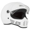 Simpson Motorcycle M30 Bandit Helmet - White - Large - DOT/ECE 22.06 - view 4