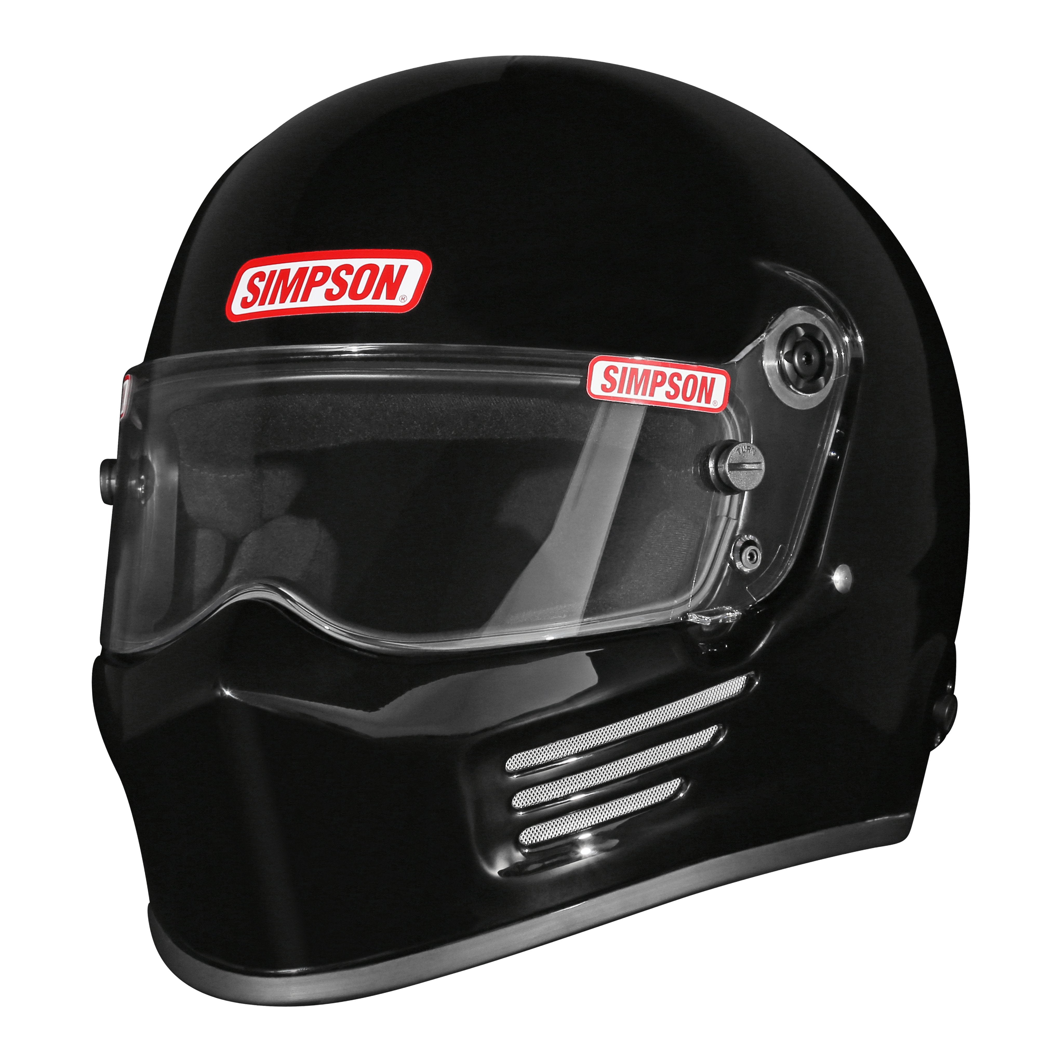 Simpson Bandit SA2025 Full Face Racing Helmet Gloss Black Medium