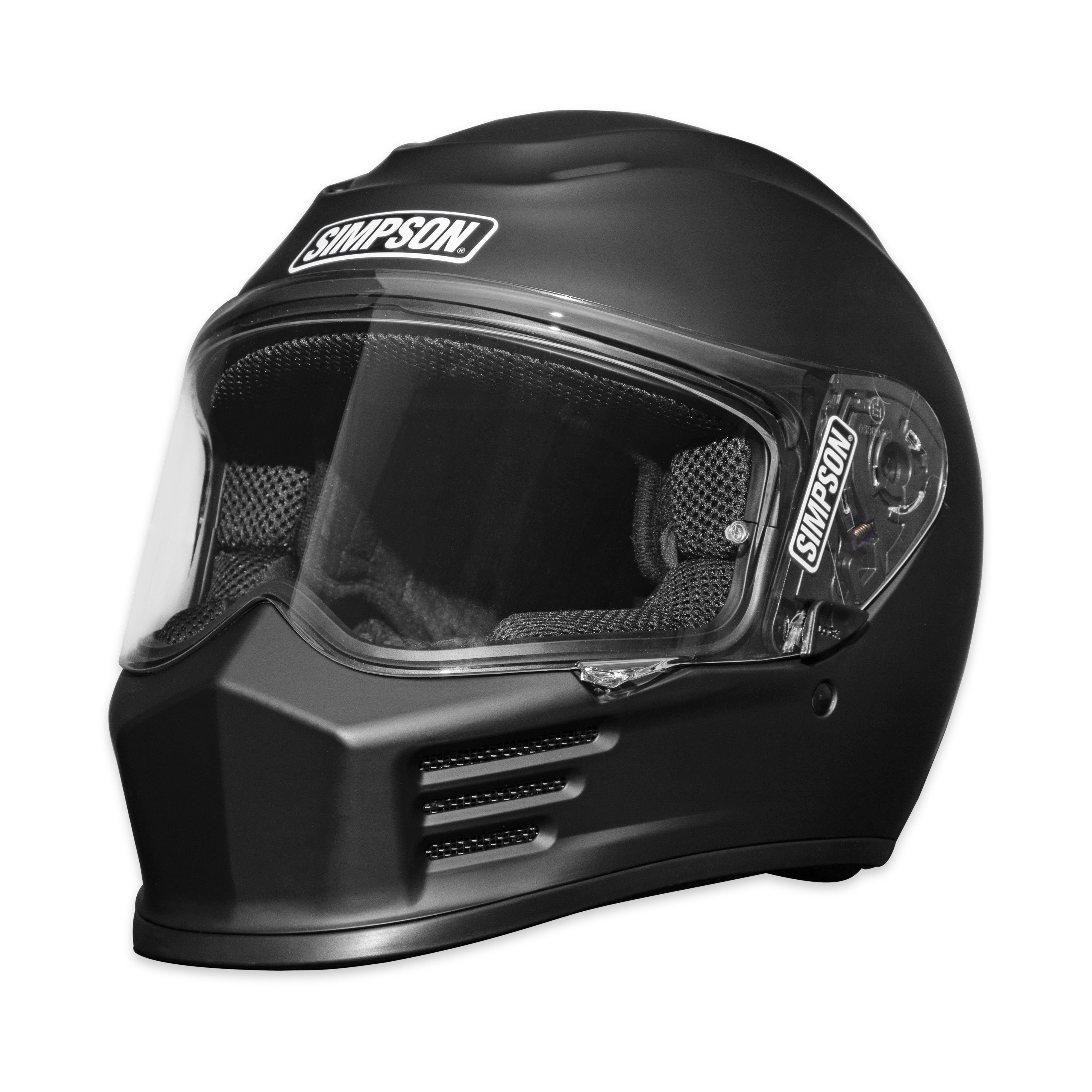 Simpson Motorcycle Speed Bandit Full Face Helmet Matte Black 2XL