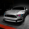 Oracle Lighting Black Series Dynamic ColorSHIFT LED Headlights w/ Sequential Turn Signals For 2018-2023 Ford Mustang