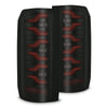 AlphaRex LUXX-Series LED Tail Lights Black Red For 1987-1996 Ford Bronco / F150