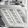AlphaRex LUXX-Series LED Projector Headlights Chrome For 2009-2014 Ford F-150
