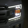 AlphaRex NOVA-Series LED Projector Headlights Alpha Black For 2018-2020 Ford F-150 with Haolgen headlights