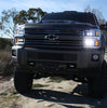 AlphaRex NOVA-Series LED Projector Headlights Chrome w/ White DRL & Sequential Signal For 2015-2019 Chevy Silverado 2500HD 3500HD