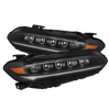AlphaRex NOVA-Series LED Projector Headlights Black w/ Sequential Signal & Selectable White/Amber DRL For 2022-2025 Honda Civic