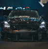 AlphaRex NOVA-Series LED Projector Headlights Black For 2009-2025 Nissan GT-R