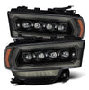 AlphaRex NOVA-Series LED Projector Headlights Alpha Black w/ Sequential Signal & White/Amber DRL For 2019-2024 Ram 2500 3500 4500 5500