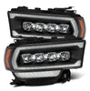 AlphaRex NOVA-Series LED Projector Headlights Black w/ Activation Light DRL For 2019-2021 Ram 2500