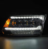 AlphaRex NOVA-Series LED Projector Headlights Chrome w/ Activation Light & Sequential Signal For 2009-2018 Ram 1500 2500 3500 & 2019-2024 Ram 1500 Classic