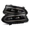 AlphaRex LUXX-Series LED Projector Headlights Alpha Black W/ Activation Light & Sequential Signal For 2015-2023 Dodge Charger Halogen Headlights