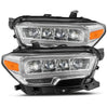 AlphaRex NOVA-Series LED Projector Headlights Chrome W/ Activation Light For 2016-2020 Toyota Tacoma