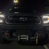 AlphaRex LUXX-Series LED Projector Headlights Plank Style Alpha Black w/ Sequential Signal & Selectable White/Amber DRL For 2012-2015 Toyota Tacoma