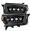 AlphaRex NOVA-Series LED Projector Headlights Alpha-Black w/ Activation Light DRL For 2010-2013 Toyota 4Runner