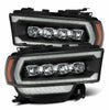 AlphaRex LUXX-Series LED Projector Headlights Jet Black W/ Activation Light & Sequential Signal For 2014-2022 Toyota 4Runner