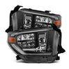 AlphaRex LUXX-Series LED Crystal Headlights Alpha Black For 2014-2021 Toyota Tundra
