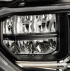 AlphaRex LUXX-Series LED Crystal Headlights Alpha Black For 2014-2021 Toyota Tundra