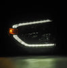 AlphaRex LUXX-Series LED Crystal Headlights Alpha Black For 2014-2021 Toyota Tundra