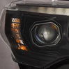 AlphaRex MK II LUXX-Series LED Projector Headlights Alpha Black W/ Activation Light & Sequential Signal For 2014-2020 Toyota 4Runner