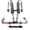 PRP 5.2 Silver 5-Point Adjustable Latch & Link UTV Harness with 2" Belts & Sewn-In Pads