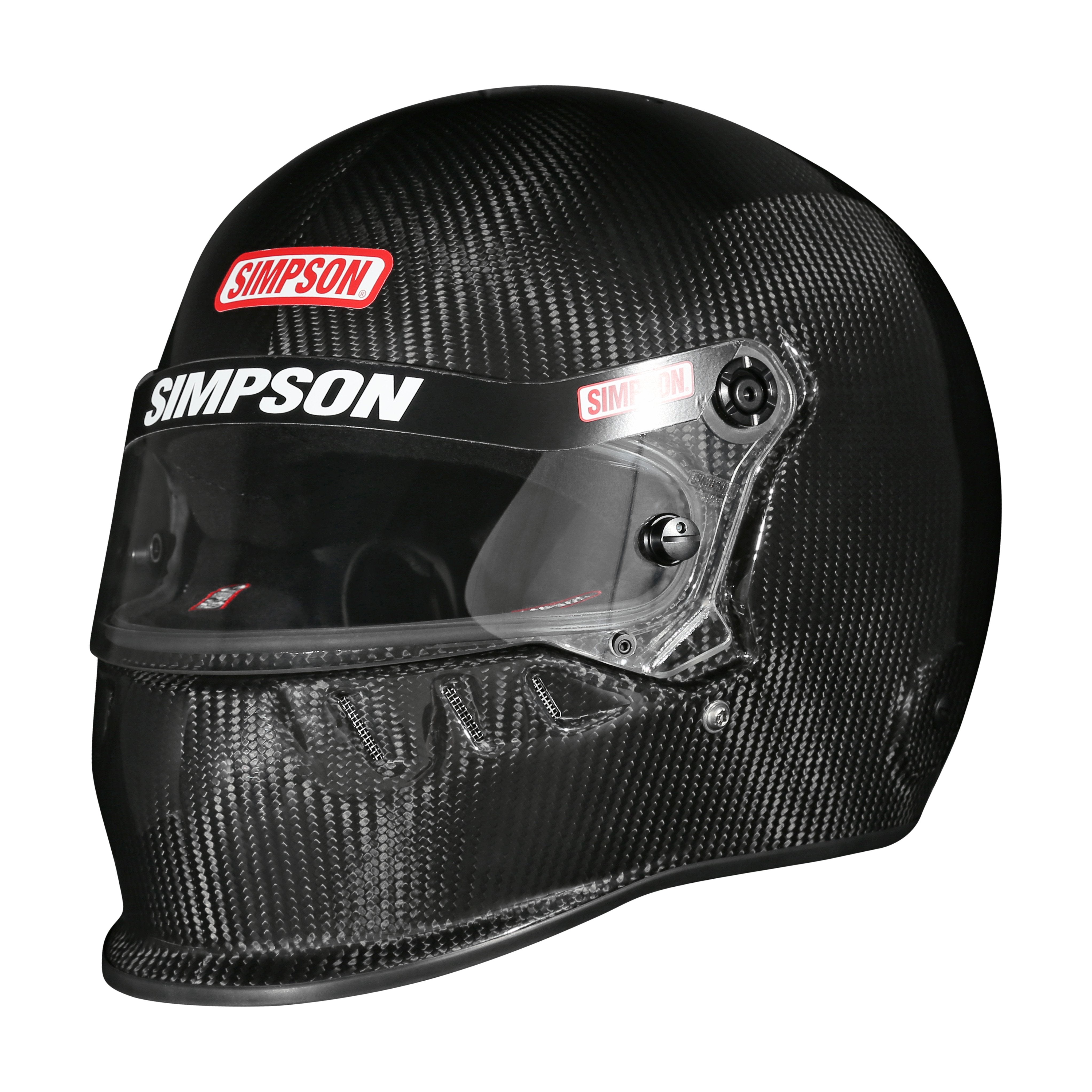 Simpson Vudo SA2025 Full Face Racing Helmet Carbon Fiber 2X-Large