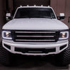 AlphaRex NOVA-Series LED Projector Headlights Chrome W/ Activation Light & Sequential Signal & Switchback & DRL For 1992-1996 Ford Bronco & F-150
