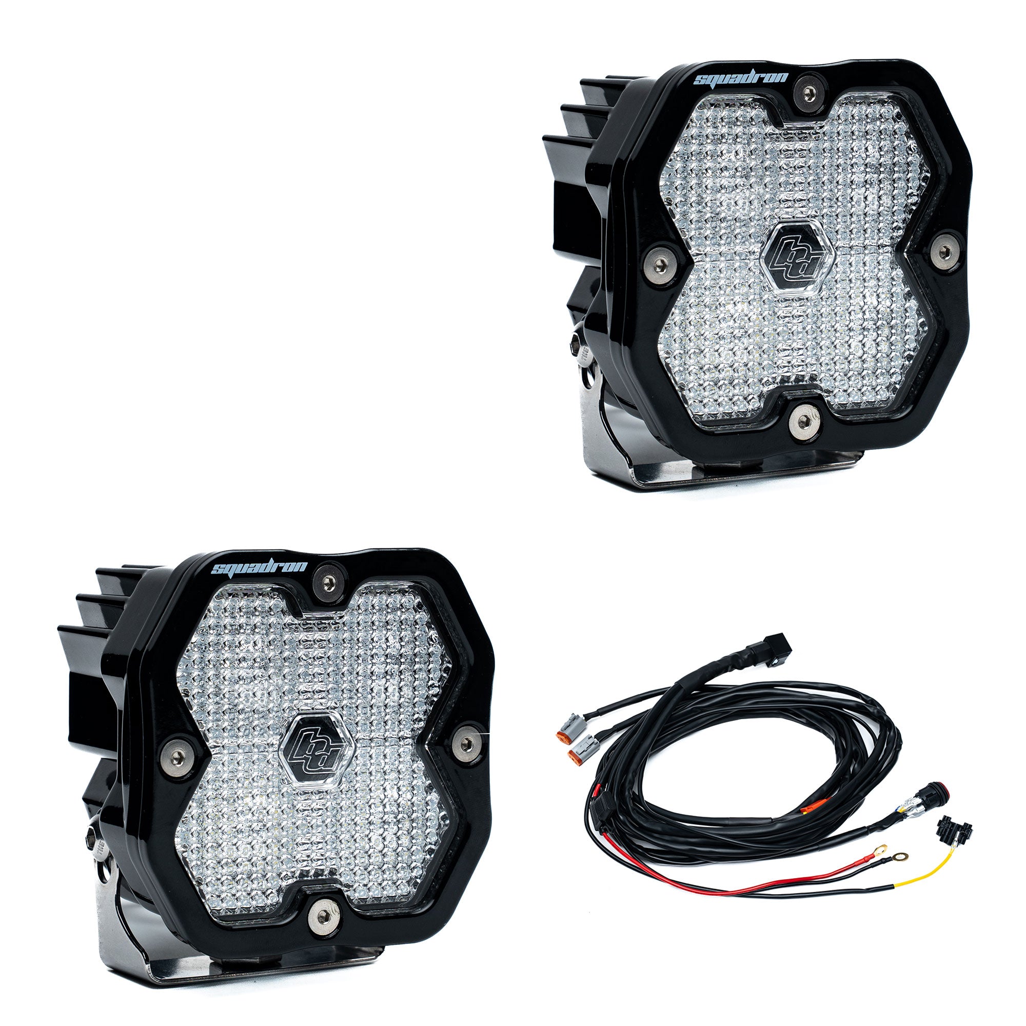 Baja Designs Squadron 2.0 Sport Clear Work/Scene LED Work Light Pod Pair