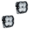 Baja Designs Squadron 2.0 Sport Clear Wide Cornering LED Pod Pair No Harness