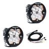 Baja Designs Squadron-R 2.0 Sport Clear Driving/Combo LED Light Pod Pair Round