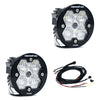 Baja Designs Squadron-R 2.0 Pro Clear Wide Cornering LED Pod Pair Round