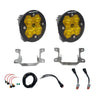 Baja Designs Squadron 2.0 Sport Baja Amber Wide Cornering Fog Pocket Kit For 2019-2025 Ram 2500/3500