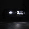 AlphaRex LUXX-Series LED Projector Headlights Black W/ Activation Light & Sequential Signal & Switchback & DRL For 1994-2001 Ram 1500