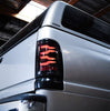 AlphaRex LUXX-Series LED Tail Lights Alpha Black For 1994-2001 Dodge Ram 1500 & 1994-2002 Dodge Ram 2500 3500
