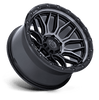 (4) 20x9 Fuel Surge Black/Grey Wheels 8X170 +1MM Offset For 1999-2027 Ford F-250/F-350 SRW