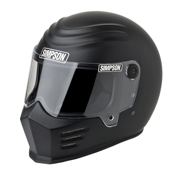 Simpson Motorcycle Outlaw Bandit Helmet - Flat Black - 2X-Large - DOT