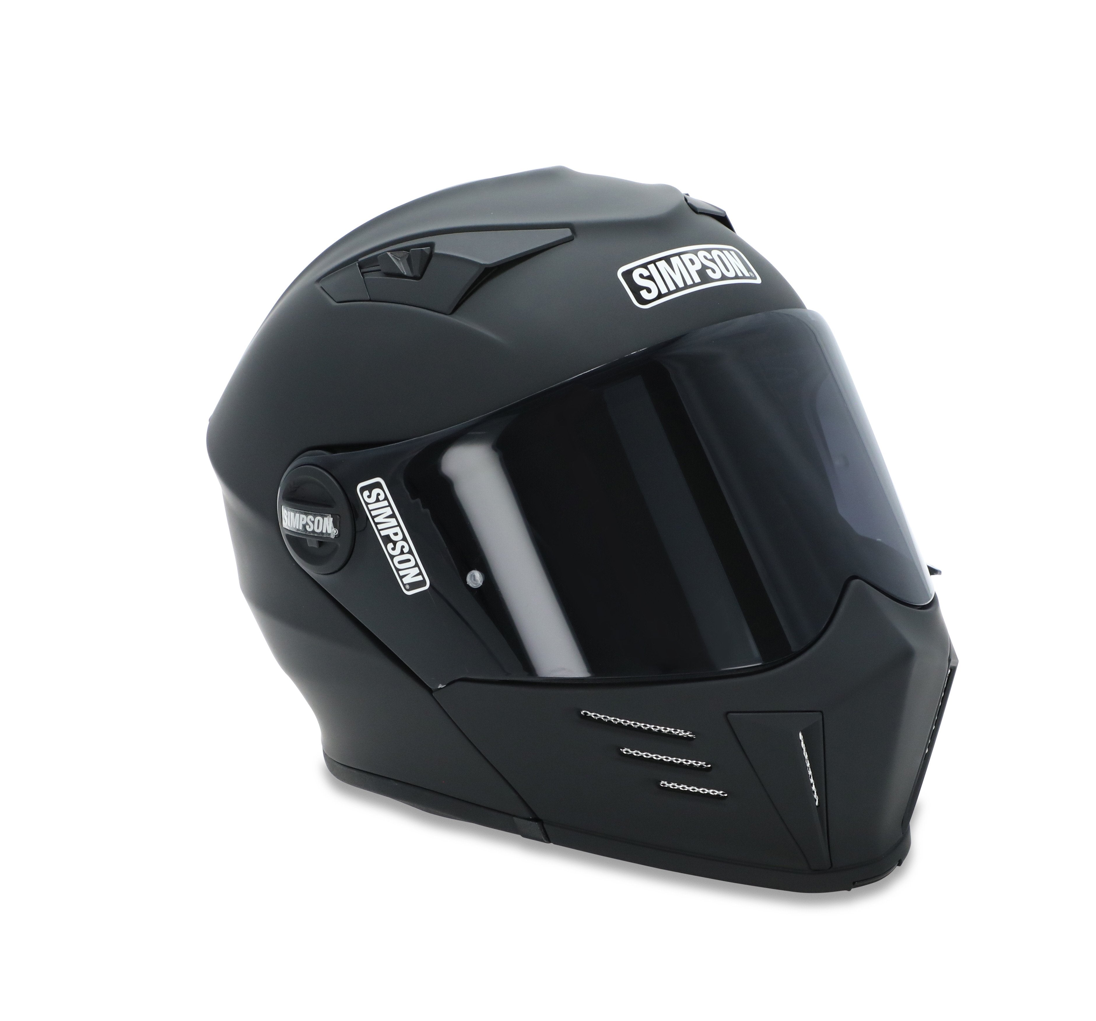 Simpson Motorcycle Mod Bandit Matte Black Modular Helmet XS DOT ECE