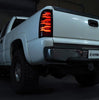 AlphaRex LUXX-Series LED Tail Lights Black For 1999-2006 Chevrolet Silverado & GMC Sierra