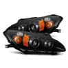 AlphaRex LUXX-Series LED Projector Headlights Alpha Black For 1999-2009 Honda S2000