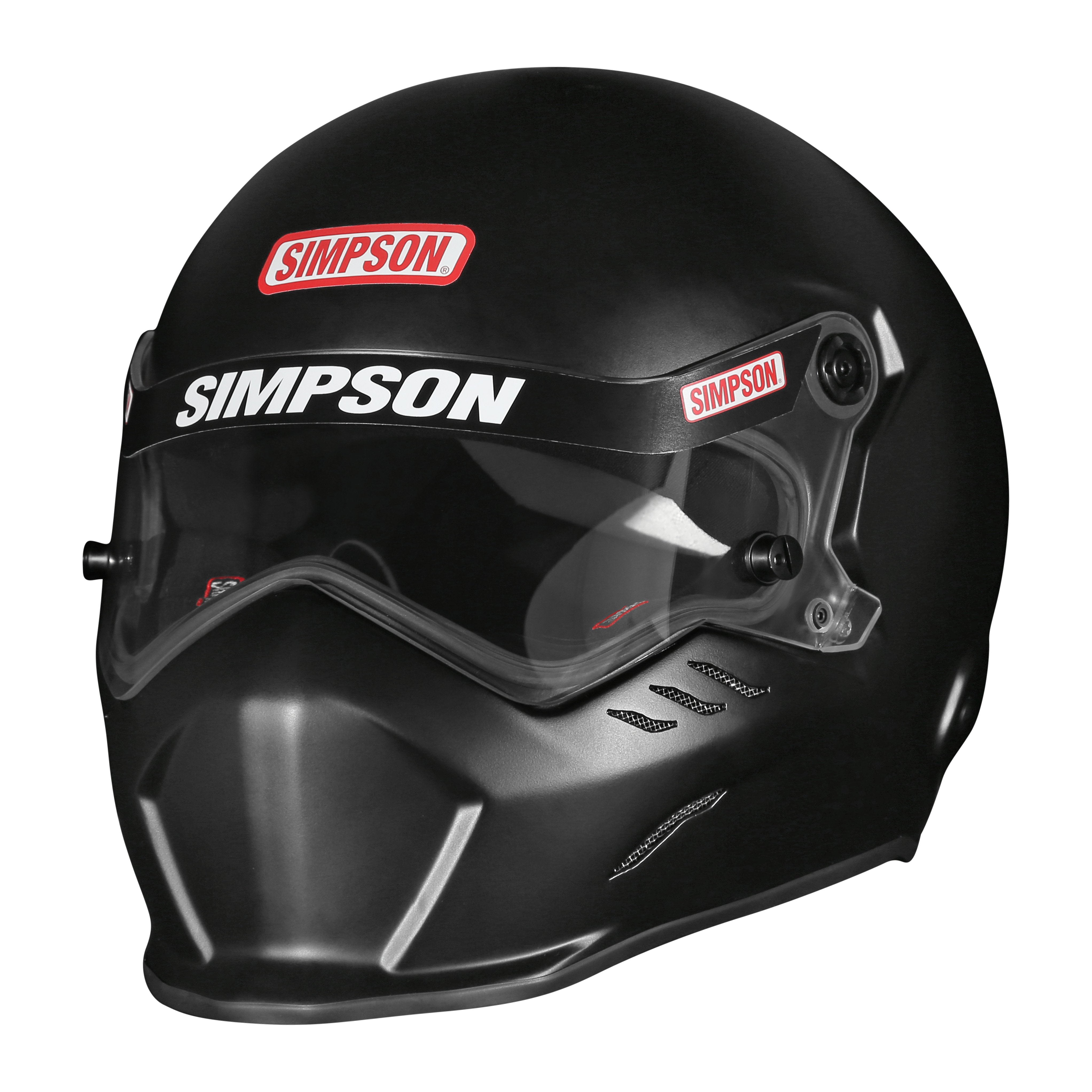 Simpson Kingsnake SA2025 Full Face Racing Helmet Matte Black Small