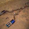 Valvetronic BMW F10 M5 4.4L Catback Grade 5 Titanium, Black 3.5" Tips BMW.F10.M5.VSES.TI.BLK