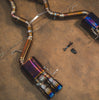 Valvetronic BMW F10 M5 4.4L Catback Grade 5 Titanium, Black 3.5" Tips BMW.F10.M5.VSES.TI.BLK