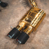 Valvetronic Audi B8, B8.5 S4, S5 3.0, 4.2L Catback T304 SS Anodized Gold, 3.5" Tips AUD.B8.S4.VSES.AG.RC