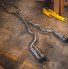Valvetronic BMW F10 M5 4.4L Catback T304 SS ,Forged Carbon 3.5" Tips BMW.F10.M5.VSES.BR.FC