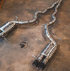 Valvetronic BMW F10 M5 4.4L Catback T304 SS Brushed 3.5" Tips BMW.F10.M5.VSES.BR.BRSH