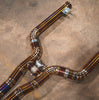 Valvetronic Mercedes W205 C 63 4.0L, Catback, Grade 5 Titanium, OEM Style Valvetronic Tips MER.W205.C63.VSES.TI
