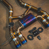 Valvetronic BMW G87, M2 3.0L Axleback, Grade 5 Titanium, Forged Carbon 3.5" Tips BMW.G87.M2.AXL.TI.FC