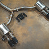 Valvetronic Audi B9 S4,S5 3.0L Catback T304 SS Carbon Fiber 3.5" Tips AUD.B9.S4.VSES.BR.RC