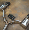 Valvetronic Audi B9 S4,S5 3.0L Catback T304 SS Carbon Fiber 3.5" Tips AUD.B9.S4.VSES.BR.RC
