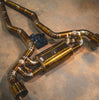 Valvetronic Toyota A90 Supra 3.0L, Catback, T304 SS Anodized Gold, Gold 5.0" Tips TOY.A90.VSES.AG