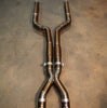Valvetronic BMW F91 M8 3.0L Catback, Grade 5 Titanium Carbon Fiber 4.0" Tips BMW.F91.M8.VSES.Ti.RC