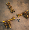 Valvetronic Ferrari GTC 4 Lusso 6.3L Catback, T304 SS Anodized Gold OEM Style Tips FER.GTC4.VSES.AG